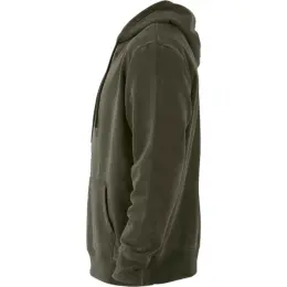 Heritage Washed Hoody Olive Side